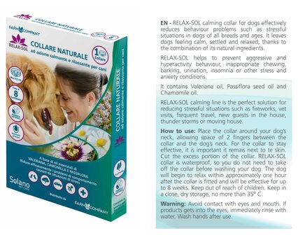 🌿 Farm Company &ndash; RELAX-SOL Ontspanningsband voor Honden