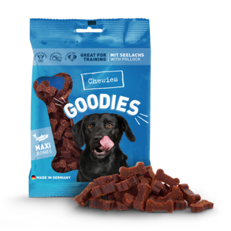 Chewies Goodies Maxi Zalm 200 g &ndash; Smakelijke beloningssnack voor honden