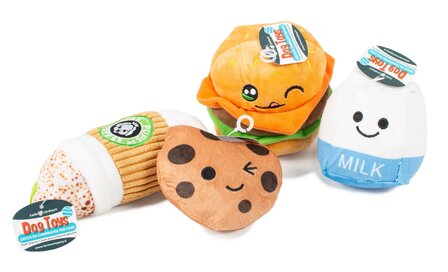 🍩 Farm Company Food &amp; Drinks &ndash; Pluche Snacks met Geluid