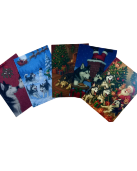 Kerstkaarten - Husky 