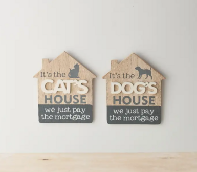 🏡 &ldquo;Just Pay The Mortgage&rdquo; &ndash; Houten Huis- (15 cm)