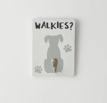 🐶 Houten Haakbord &ndash; &ldquo;Walkies?&rdquo;