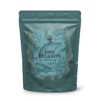 ESSENTIAL FOODS - ICELAND FISH DELIGHTS &ndash; 100% Kabeljauwhuid Snacks (100G)