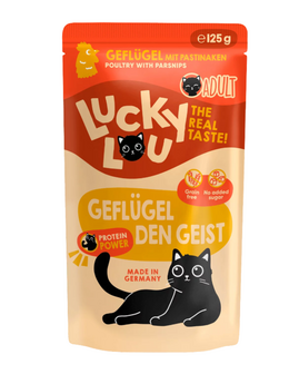 Lucky Lou Lifestage Adult Gevogelte 125g | Complete Kattenvoeding
