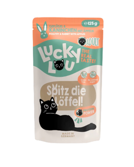 Lucky Lou Lifestage Adult Gevogelte &amp; Konijn 125g | Complete Kattenvoeding