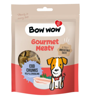Bow Wow Kabeljauwhapjes met Kelp &amp; Spirulina 60 g