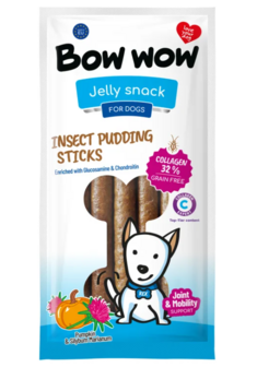 Bow Wow - Pudding met Insect, Collageen, Pompoen &amp; Mariadistel 30 cm 