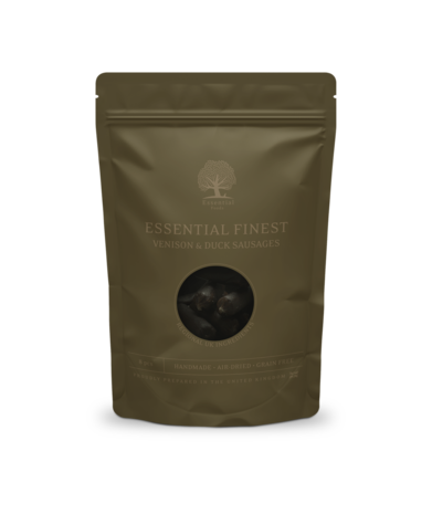 Essential - Finest snacks - Venison & Duck Sausages - 8 stuks 