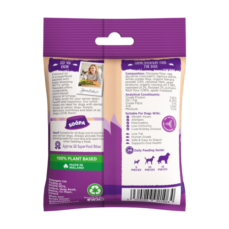 Soopa - Senior - Pompoen & Banaan - Bites