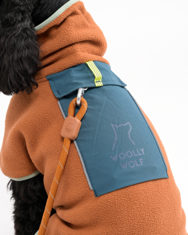 Woolly Wolf - Alpha 360 Fleece Pullover - Terracotta Mix