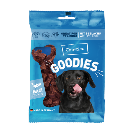 Chewies Goodies Maxi Zalm 200 g – Smakelijke beloningssnack voor honden
