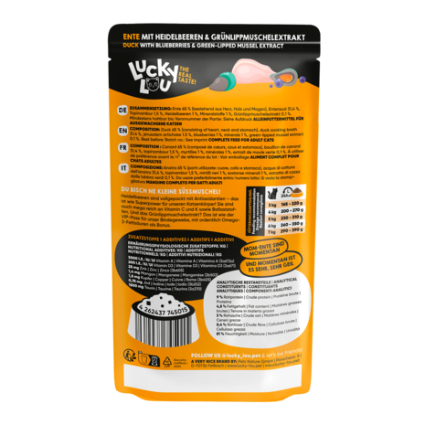 Lucky Lou - SuperMono - Eend 125g - 16 stuks