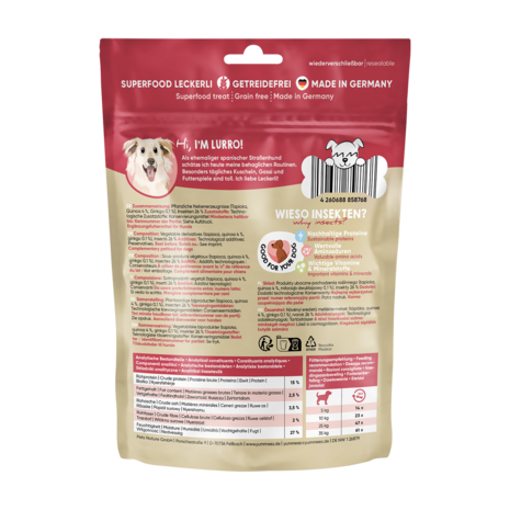 Yummeez Green Life Insekt Bonies 175g - 5 stuks