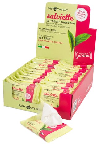 🧼 Farm Company – Reinigingsdoekjes met Tea Tree & Groene Thee