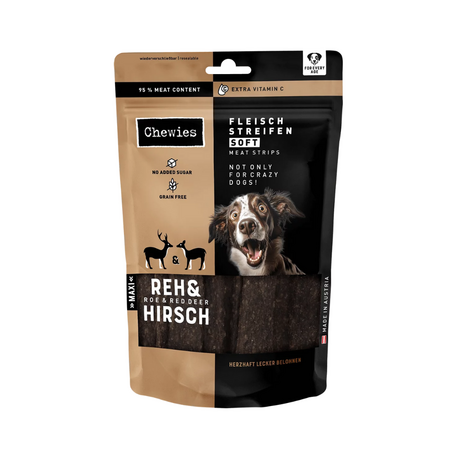 Chewies - Meat Stripes Maxi - 150 gram