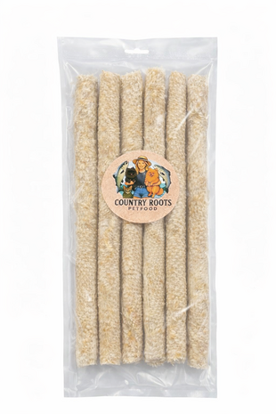 Country Roots Redfish Skin Rolls &ndash; 100% Natuurlijke Hondensnack (5 stuks)