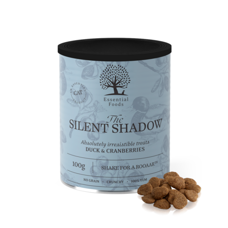 ESSENTIAL FOODS -  THE SILENT SHADOW &ndash; Katten Treats met Eend & Cranberry (100G)