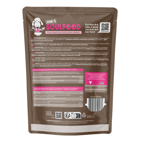 Lucky Jim Soulfood Linzenstoofpot 300g