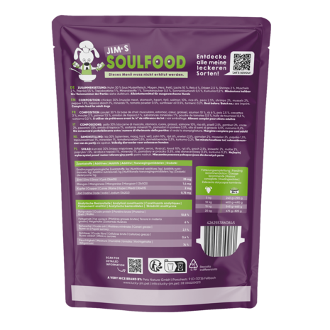 Lucky Jim  - Soulfood - Paella  Kip, zalm en garnaal 300g