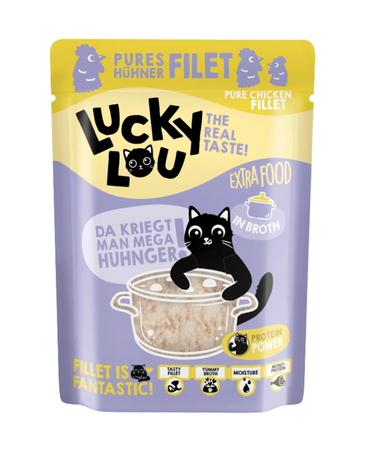 Lucky Lou EXTRA FOOD Kipfilet in Bouillon 70g