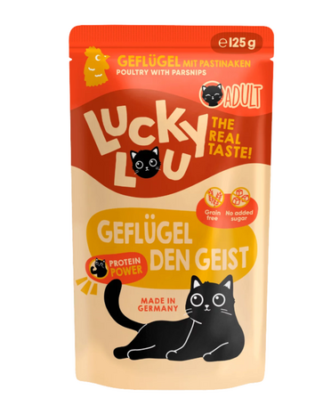 Lucky Lou Lifestage Adult Gevogelte 125g | Complete Kattenvoeding