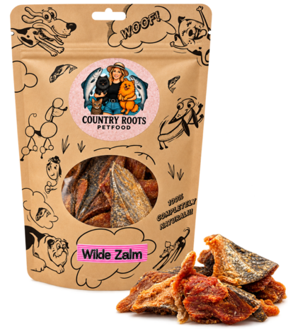 Country Roots Petfoods Ocean Catch&nbsp;&ndash; Wilde zalm huid - 3 stuks
