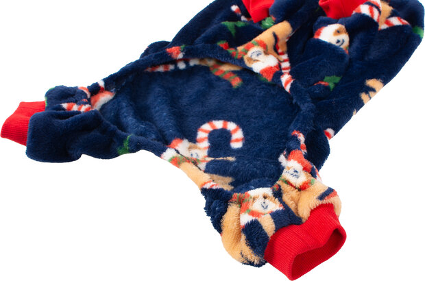 Feestelijke kerstpyjama voor honden
