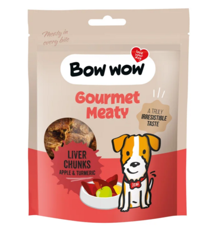 Bow Wow Leverhapjes met Appel & Kurkuma 60 g