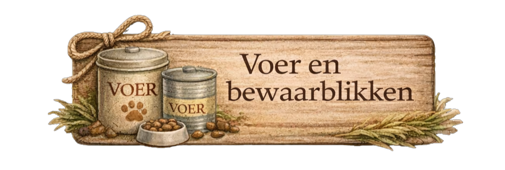 Honden-Voer-&--bewaarbakken