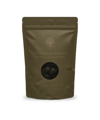 Essential - Finest snacks - Venison & Duck Sausages - 8 stuks