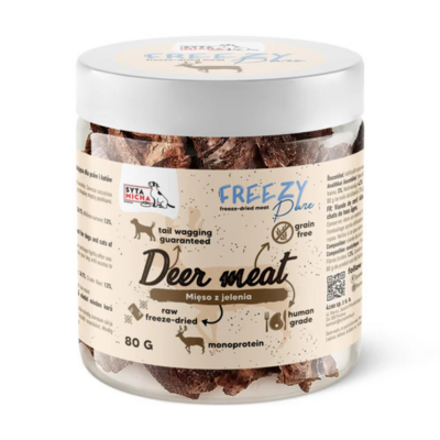 Syta Micha - HERT - FREEZY Pure - Gevriesdroogd  -  80gr