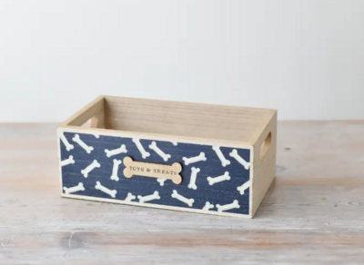 🐾 Houten Hondenkrat – Opbergkrat voor Snacks & Speelgoed