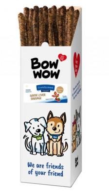 Bow Wow Goose Liver Sausage 72 stuks (bevat granen)