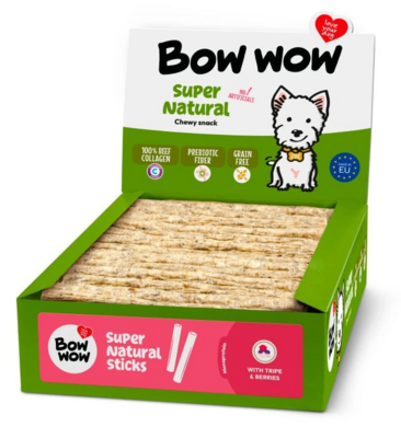 Bow Wow Super Natural Stick met Pens & Bessen