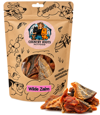 Country Roots Petfoods Ocean Catch – Wilde zalm huid - 3 stuks